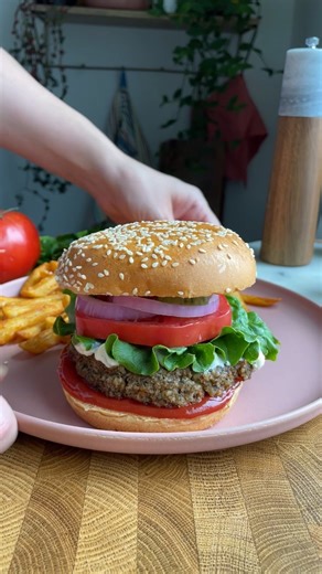 This is LEGIT the BEST Veggie Burger recipe that you will ever make at home and I’m so excited for you to try it! It’s ridiculously easy to throw together (and can easily be done in advance!) AND comes together with 10 simple and whole food ingredients. This EASY Veggie Burger recipe can be sautéed, baked, or even grilled! You’re going to LOVE THESE! Ingredients ▢2 tablespoons of olive oil ▢1 small white onion roughly chopped* ▢1 large carrot peeled and diced* ▢8 ounces of cremini mushrooms slic