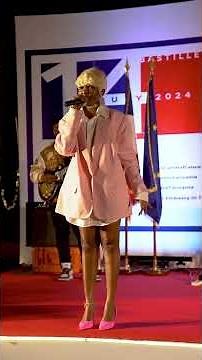 ‪@officialzuchu‬ Perfoming #Naringa On #Bastileday At French Embassy #zuchu #wasafi #wcb