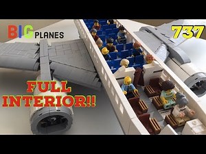 LEGO 737 Full interior tour