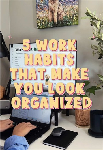 Most people think being organized means having a perfect system. I used to think that too. What I've learned is that being organized is really about making your work easier to manage. Which habit has helped you stay organized at work? 👇 #organized #WorkplaceProductivity #WorkOrganization #CareerTips #ProfessionalDevelopment