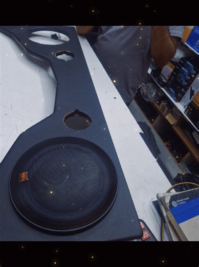 polo backboard with 2x limpidz and tweeters