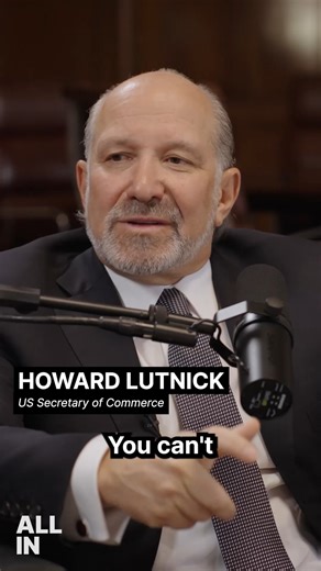 all-in podcast on Instagram: "Howard Lutnick explains our broken immigration system: Open borders and a welfare state is a recipe for disaster “ You can't really open the border and say, ‘I'm gonna give my money to anybody who wants to come in.’” “That's getting it wrong.” “So when people say, ‘Open immigration is how we built America,’ they are right.” “And open immigration would be something interesting if we gave people nothing.” “Because if we gave them nothing, if they weren't smart enough,