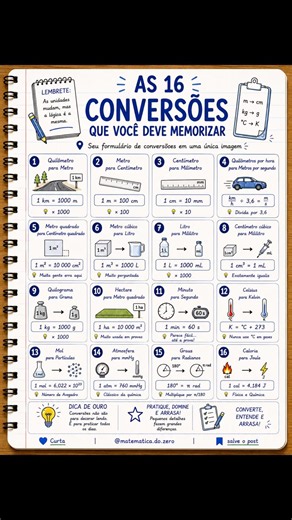 Esse formulário vai te salvar na prova. 👨🏾‍🏫