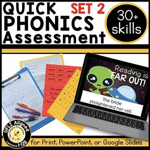 UFLI aligned Quick Phonics Assessment SET 2 - Progress Monitoring for UFLI