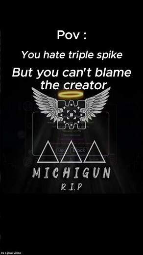 Rip michigun❤️‍🩹 | Geometry Dash