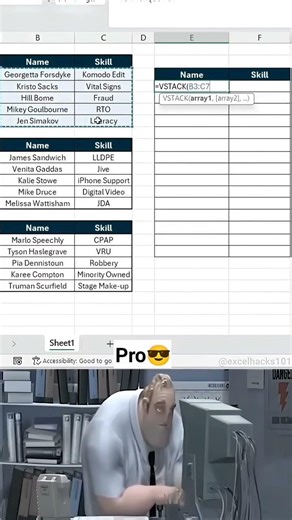 MS Excel Hack part 49/#msexcelshortcutkey #excel #shortvideo #viralvideo #trending