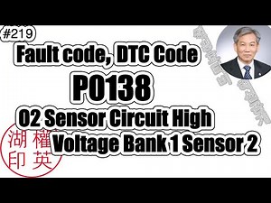 [ENGLISH] Fault code P0138 - Oxygen sensor circuit voltage high after catalyst B1S2