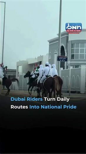 Dubai Riders Raise UAE Flag After Sheikh Mohammed’s Call