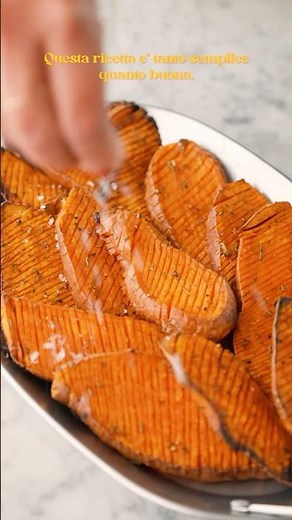 Patate dolci al forno croccanti e saporite