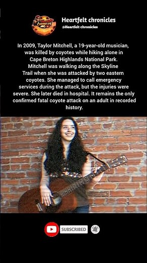 The ONLY Fatal Coyote Attack in History 🐺 #Shorts