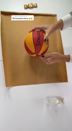 Reply to @chellllbs How to gift wrap a ball #wrappinghacks #wrappingh... #reels #trending #viralreels | Diy Folder