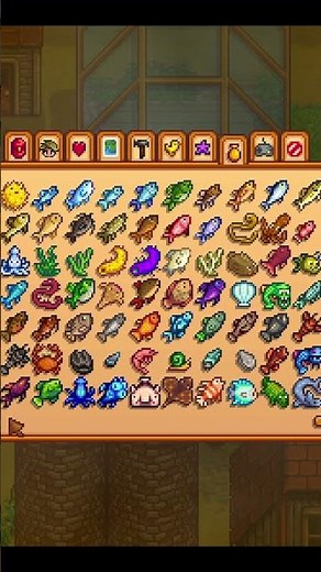 Todos los peces capturados de stardew con el expanded 🐟🦈🎣
