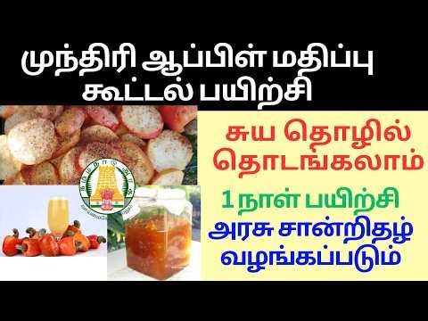 Cashew Apple Value Addition Training | Cashew Apple Juice, Jam, Pickle, Vinegar Making