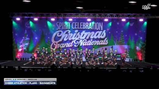 Cheer Athletics - Plano - Savagecats [2025 L4.2 Senior - Medium] 2025 Spirit Celebration Christmas Grand Nationals