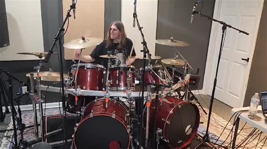 Invictus aka @Brandin Henize ladies & gentleman. #drums #drummer #metal #songwriting #drumroll