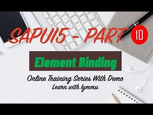 Element Binding | Fiori | Different Types of Bindings | Tamil
