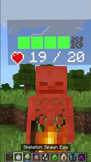 This is JUST A Simple Health Bar Addon #minecraft #mcyt