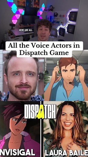 Voice Actors in Dispatch Game: Aaron Paul & Laura Bailey