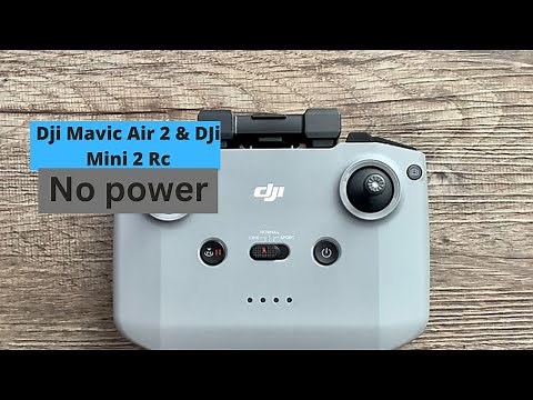 Dji Mavic Air 2 & DJi Mini 2 Remote Control no power repair | after firmware update | rc dead