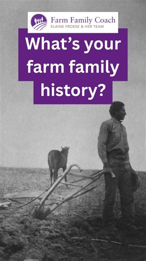 In the spirit of Family Day, remember your farm family history. Read about why it's important to preserve your farm's history here: https://www.producer.com/wp-research/farm-life/why-you-should-preserve-your-farms-history/ #familyday #familyfarm #farmfamily | Elaine Froese - Farm Family Coach