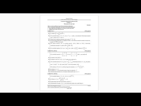 Simulare Bacalaureat 2024 - Mate-Info