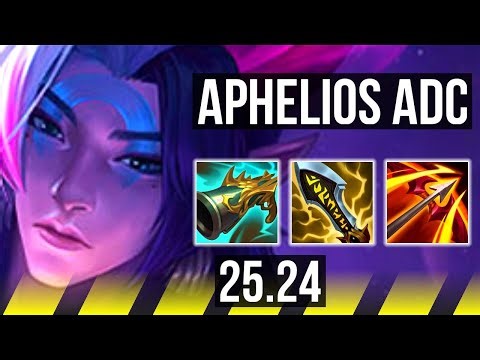 APHELIOS & Thresh vs YUNARA & Rakan (ADC) | 6k gold comeback, 52K damage | KR Master | 25.24