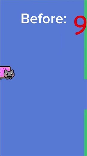 Before and After: Nyan Cat Flappy Bird Game!! 🌈🐱 Full Process Video Out Tomorrow!
