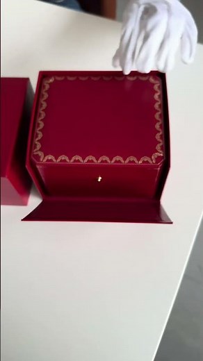 Opening the Iconic Red Cartier Box