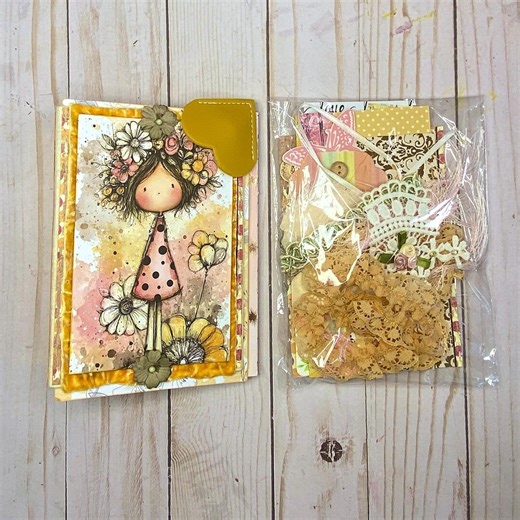 CREATE YOUR OWN Journal. Comes With a Bare Journal and a Packet of Embellishments. - Etsy