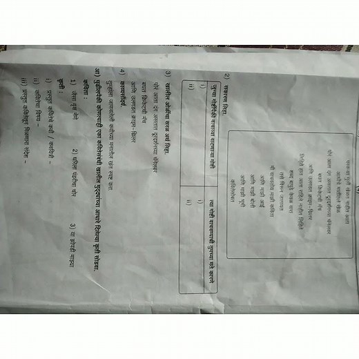 std 9 first term question paper # marathi#