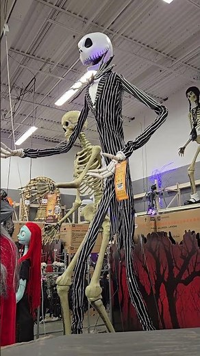 Jack Skellington sings his beautiful song from the Nightmare Before Xmas at the Home Depot