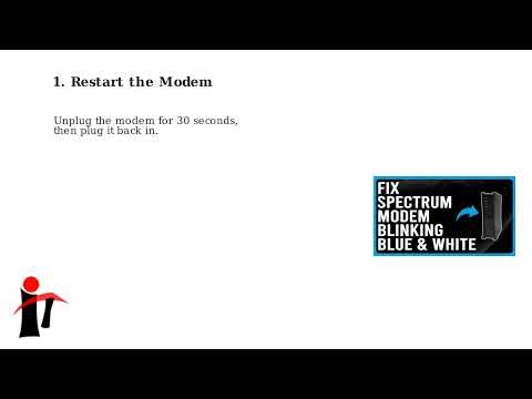 Spectrum Modem Blinking On and Off – Meaning, Causes & Fix
