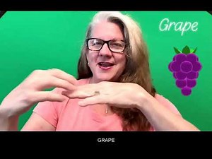 ASL sign for GRAPES