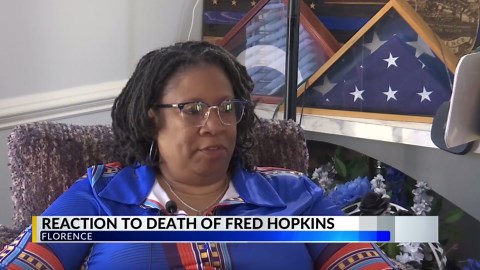 Widow of Florence police sergeant slain in 2018 ambush wants focus to stay on victims after killer's death