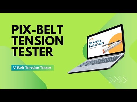 Ensure Perfect Belt Tension with the PIX Analog Tension Tester