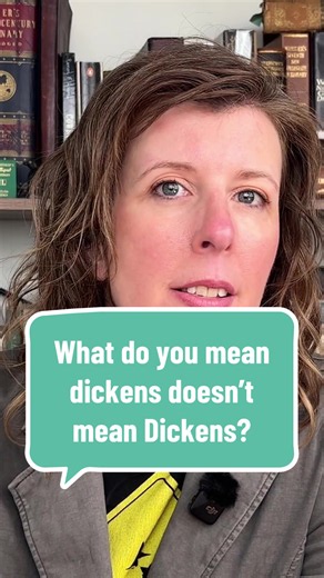 Have you ever just assumed that you understood something, because it just makes sense in your head? That’s what I did with the phrase “like the dickens!“ I assumed it was referring to the author, Charles Dickens. It made so much sense in my head! Then I found the word dickens in a dictionary that predates Dickens and my entire worldview collapsed. Turns out I had made up my own “folk etymology.” #edutokcontest #LanguageLearning #TikTokLearningCampaign #historytok #etymology