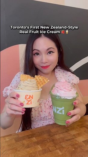 Toronto’s First New Zealand-Style Real Fruit Ice Cream 🍓🍦