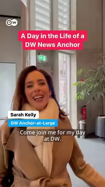 5.1K views · 41 reactions | What's it like to anchor DW News?  Come along for a day with Sarah Kelly, our Anchor-at-Large and host of the political interview show Conflict Zone. | DW Communications | Facebook