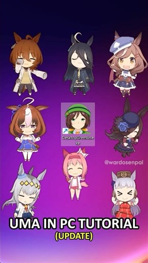 UMA IN YOUR PC | TUTORIAL 🐴 #umamusume #pc #desktop