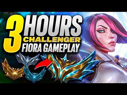 3 Hours of FULLY EDUCATIONAL Challenger Fiora Gameplay | Season 15 Fiora Guide