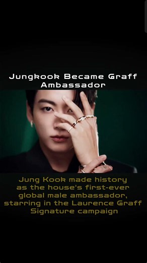 GRAFF, Jung Kook: Laurence Graff Signature|