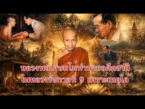 EP 1757 หลวงพ่อเกษมไม่ทำนายอดีตชาติในหลวงรัชกาลที่ ๙ เพราะเหตุใต