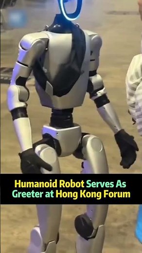 China’s Smart Robot Greeter Wows Guests at Hong Kong Maritime Forum | China Tech Hub