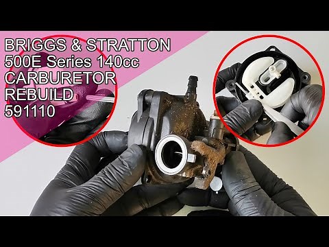 VTECH 33 - Briggs & Stratton 500E Series Plastic Carburetor Rebuild