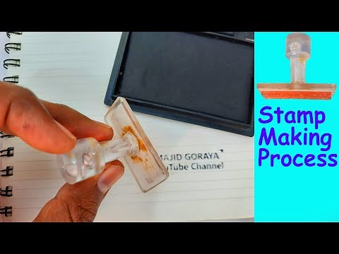 How to make professional photo polymer rubber stamp at home