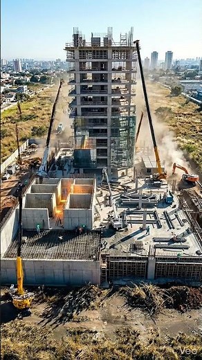 Mega Building Construction Timelapse | Ground-Up Cinematic Reveal #beforeandafter