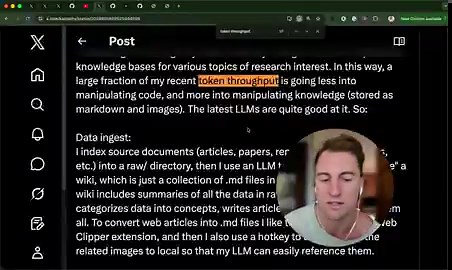 @karpathy 's LM-powered knowledge base, but with a database backend (and why you should consider a database)i think the core ideas of externalised context managed by agents to increase 'token throughput' is the most important part - you can use filesystem or databasein this video, I explain why you should consider a databaseyou can jump straight to 06:45 if you want to see the database alternative without the explanation.00:00 Introduction to LLM Knowledge Base01:48 Building Compounding Systems0