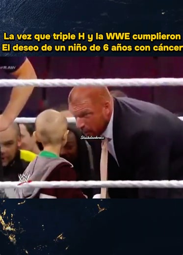 #wwe #tripleh #niño #cancer | triple h