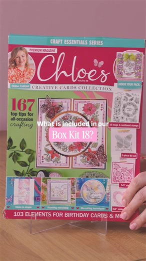 Our Box Kit 18 is now AVAILABLE to order! Take a look at what you get in this new Springtime copy 🌟😍 Click the link to order your copy here https://www.chloescreativecards.co.uk/collections/new-in 🛒 | Chloes Creative Cards