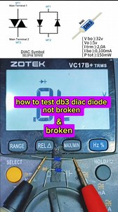 29K views · 1.3K reactions | Characteristics of good and damaged DIAC diodes #diac #dioda #nilai #Measure #GoodIdea #Tutorials #Method #Electronics | Delofha Servis | Facebook